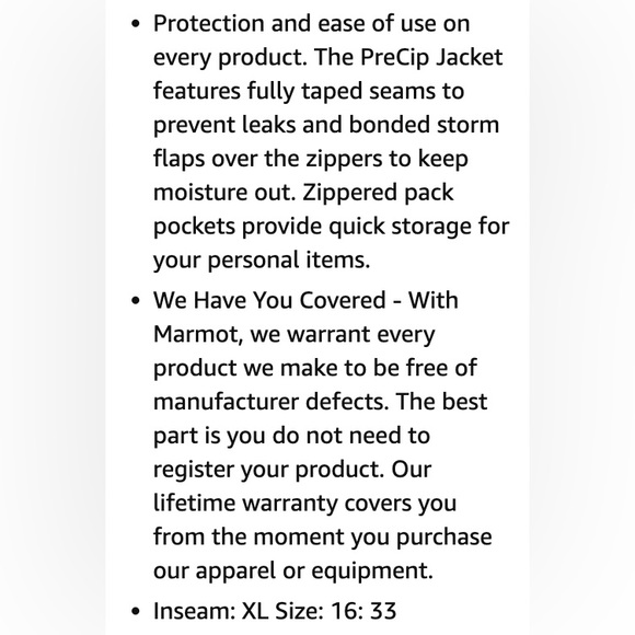 MARMOT lightweight waterproof jacket - Picture 12 of 13